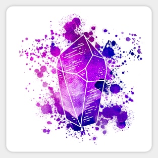 Multicolored Gemstone Crystal Sticker